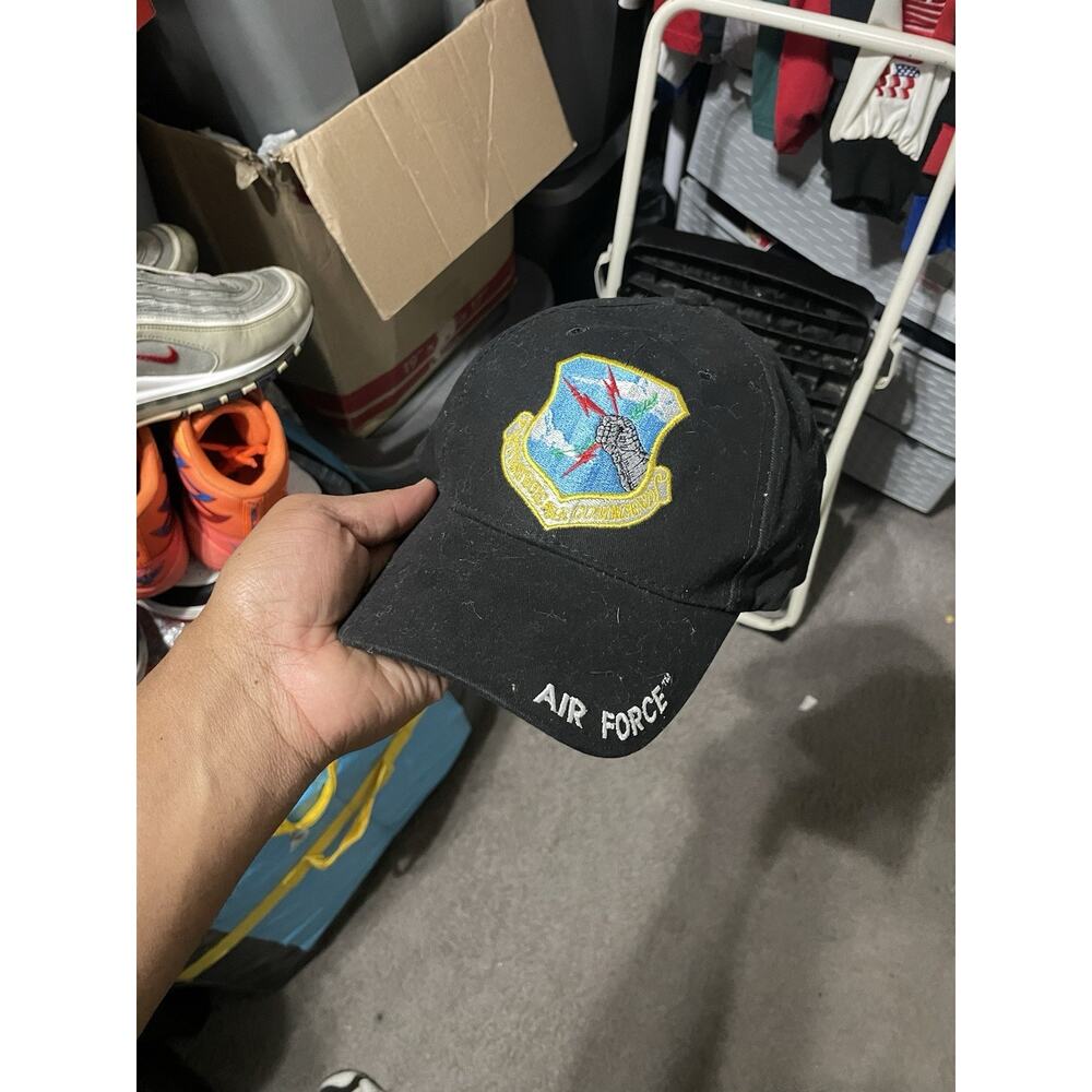 US AIR FORCE USAF STRATEGIC AIR COMMAND SAC BALL CAP HAT NAVY
